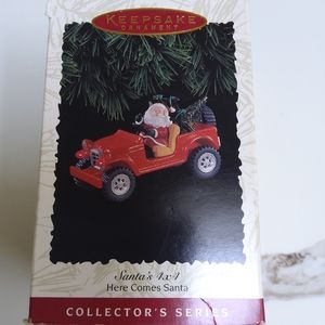 Hallmark KeepSake Santa's 4x4 Here Comes Santa 1996 18th Series QX5684